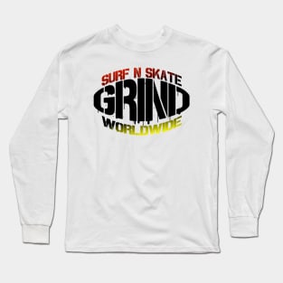 Grind Surf n Skate dripping Long Sleeve T-Shirt